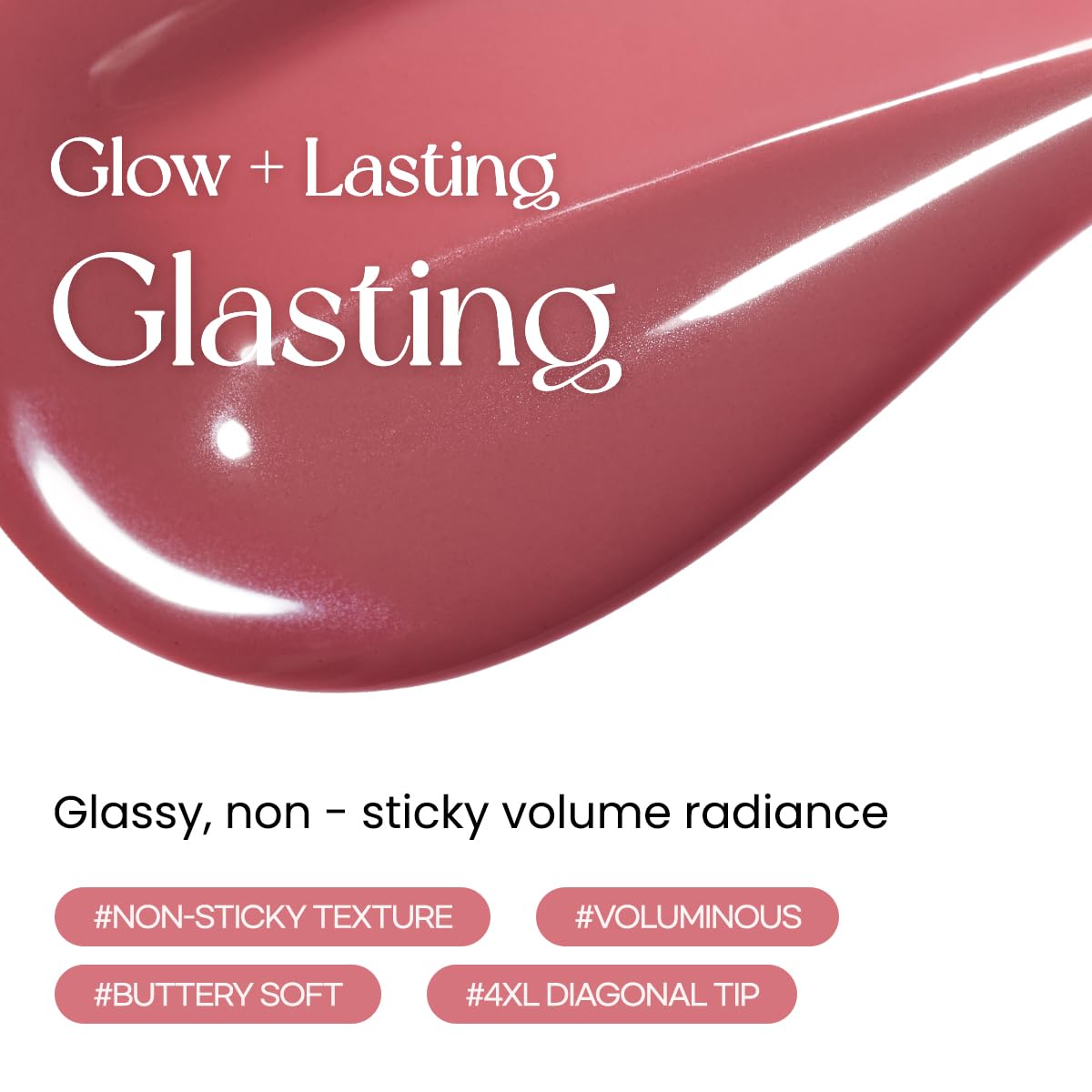 Peripera Ink Glasting Lip Gloss non-sticky formula feels comfortable all day.