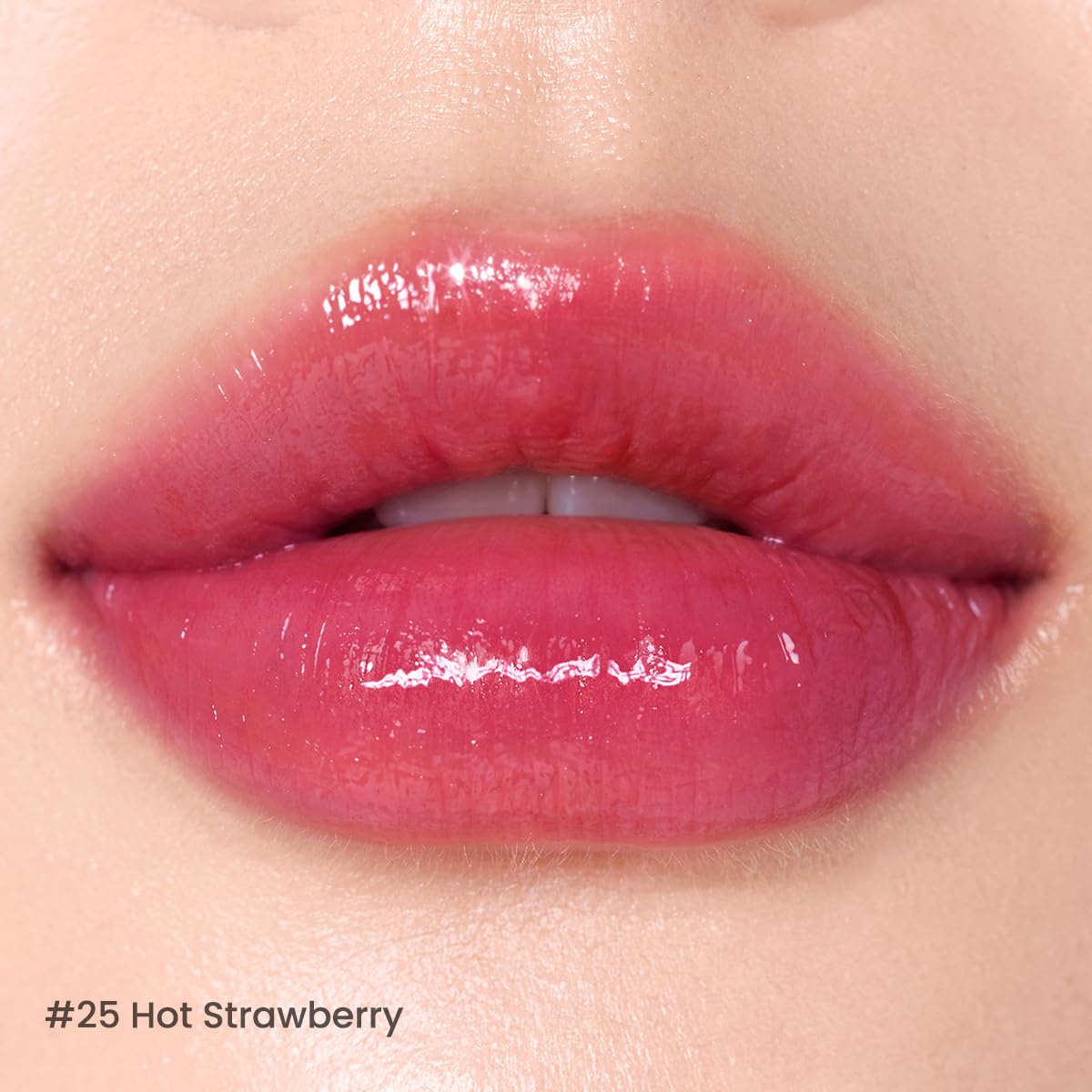 Packaging and shade 025 HOT STRAWBERRY of Peripera Tint