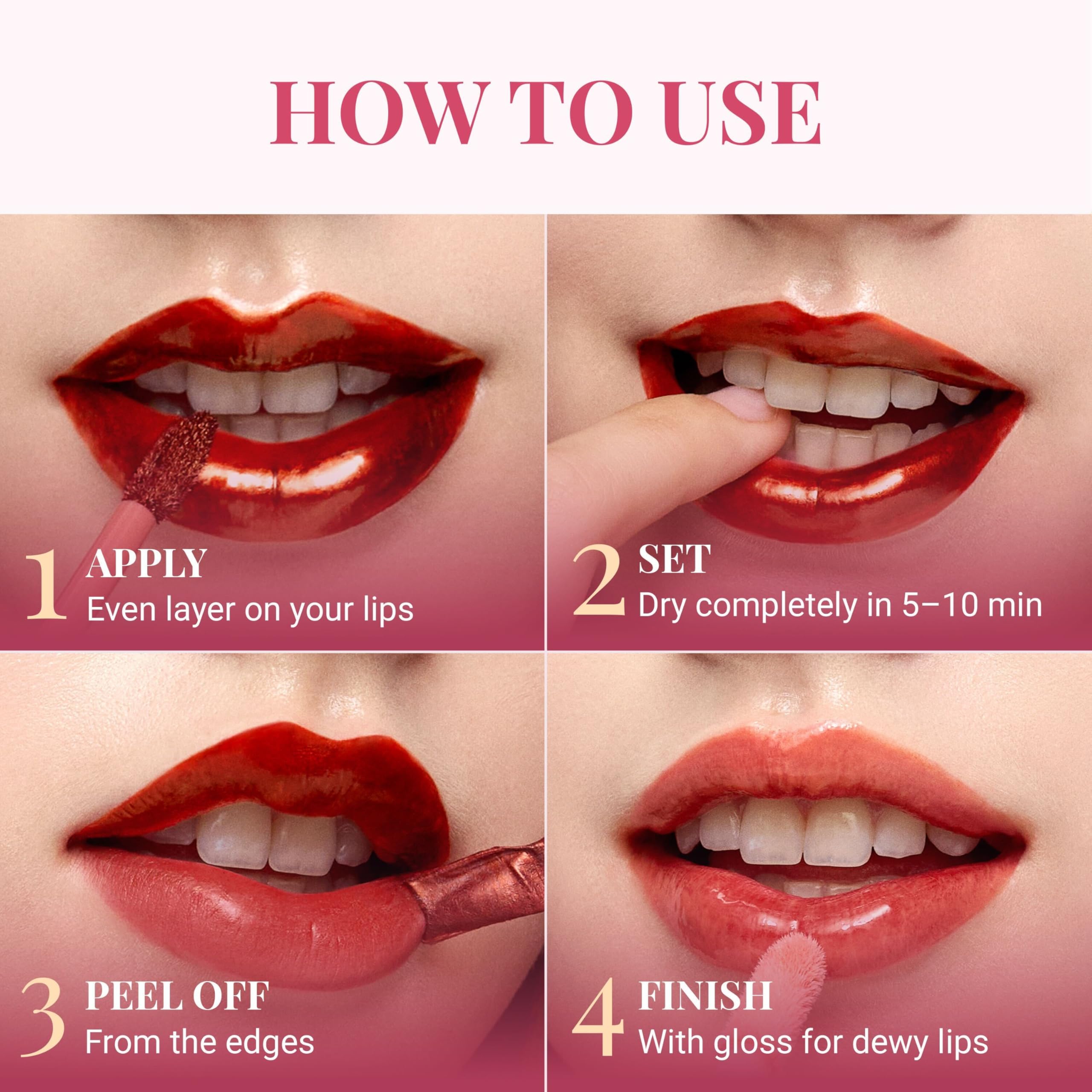 Peripera Ink Peel Off Lip Stain packaging close-up for easy storage