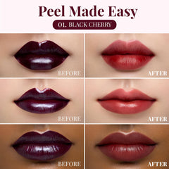 Peripera Ink Peel Off Lip Stain swatches on arm show buildable shade