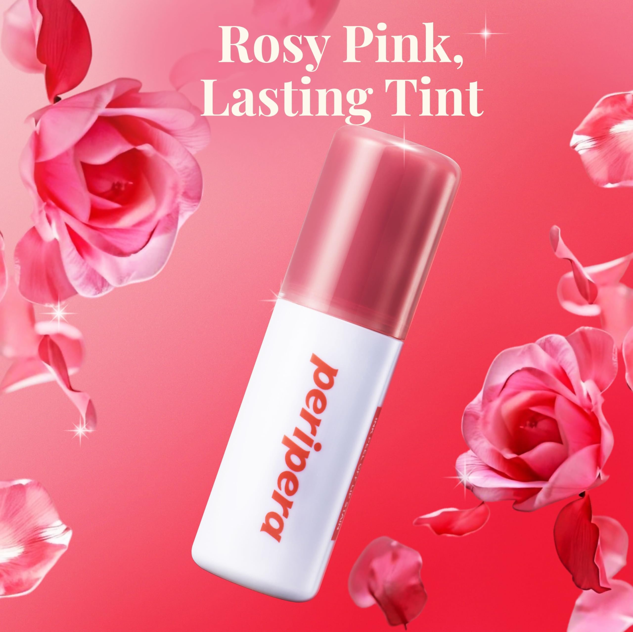 Peripera Ink Peel Off Lip Stain 02 Dear Rose color stay demonstration