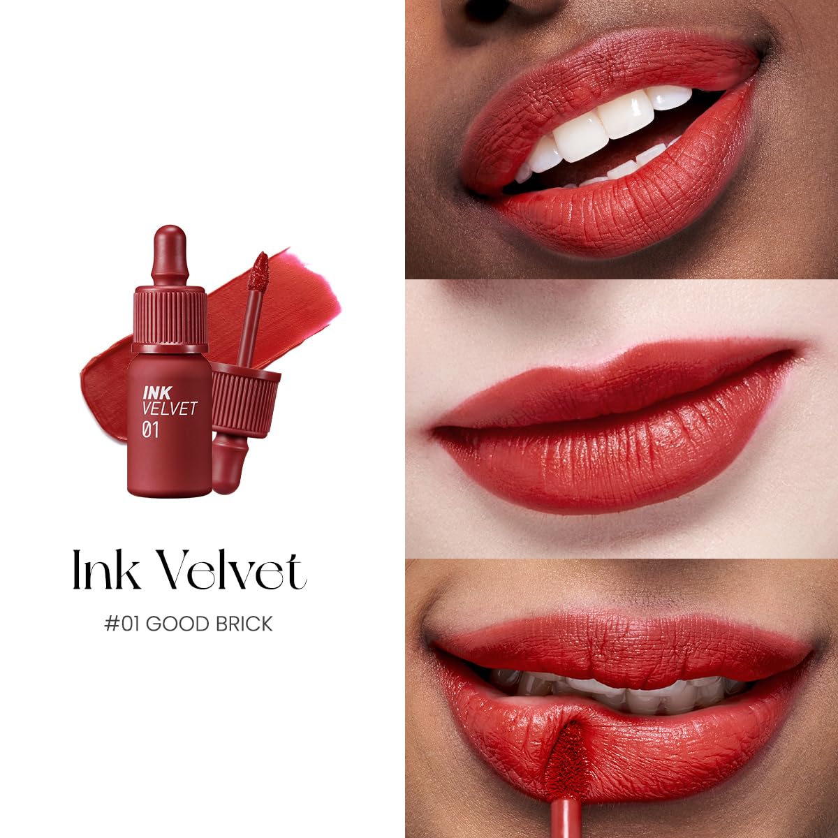 Peripera Ink The Velvet Lip Tint features a comfort-first formula with jojoba oil and hyaluronic acid.