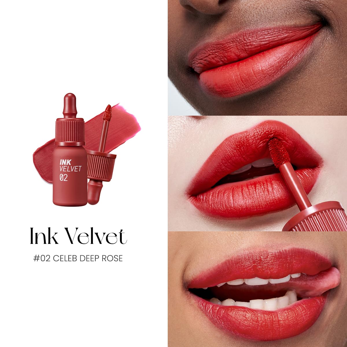 Peripera applicator enables easy gradient and full-coverage looks.