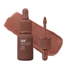 Peripera Ink The Velvet Lip Tint bottle for premium packaging and quick color pickup.