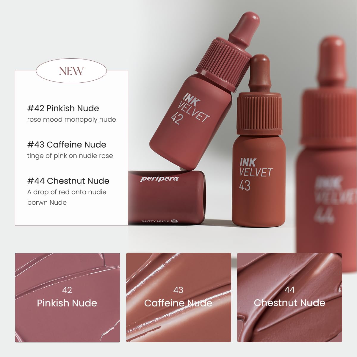 Gradient look created with Peripera Lip Tint for diffused color
