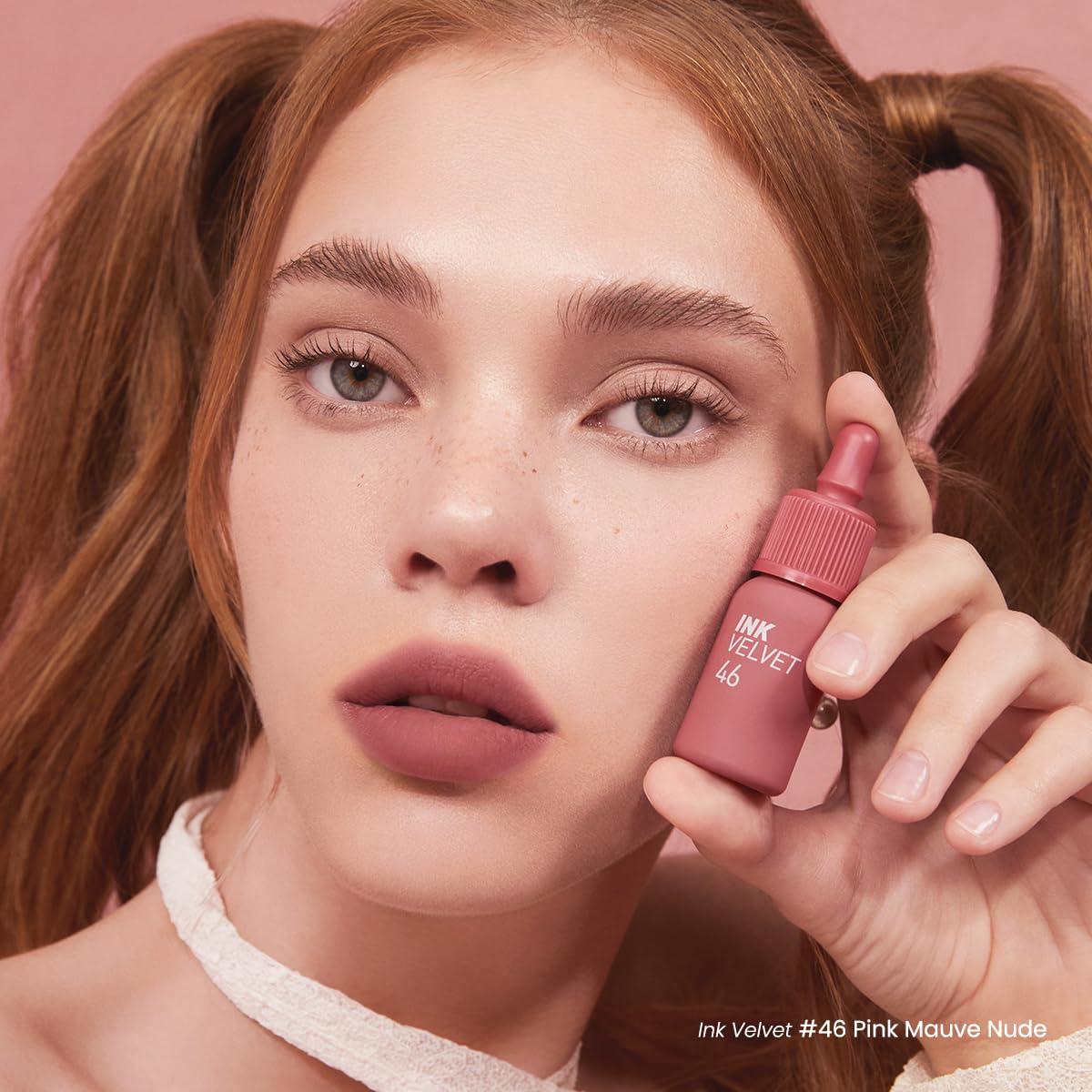 Peripera Ink the Velvet Lip Tint longwear color with minimal transfer for hours.