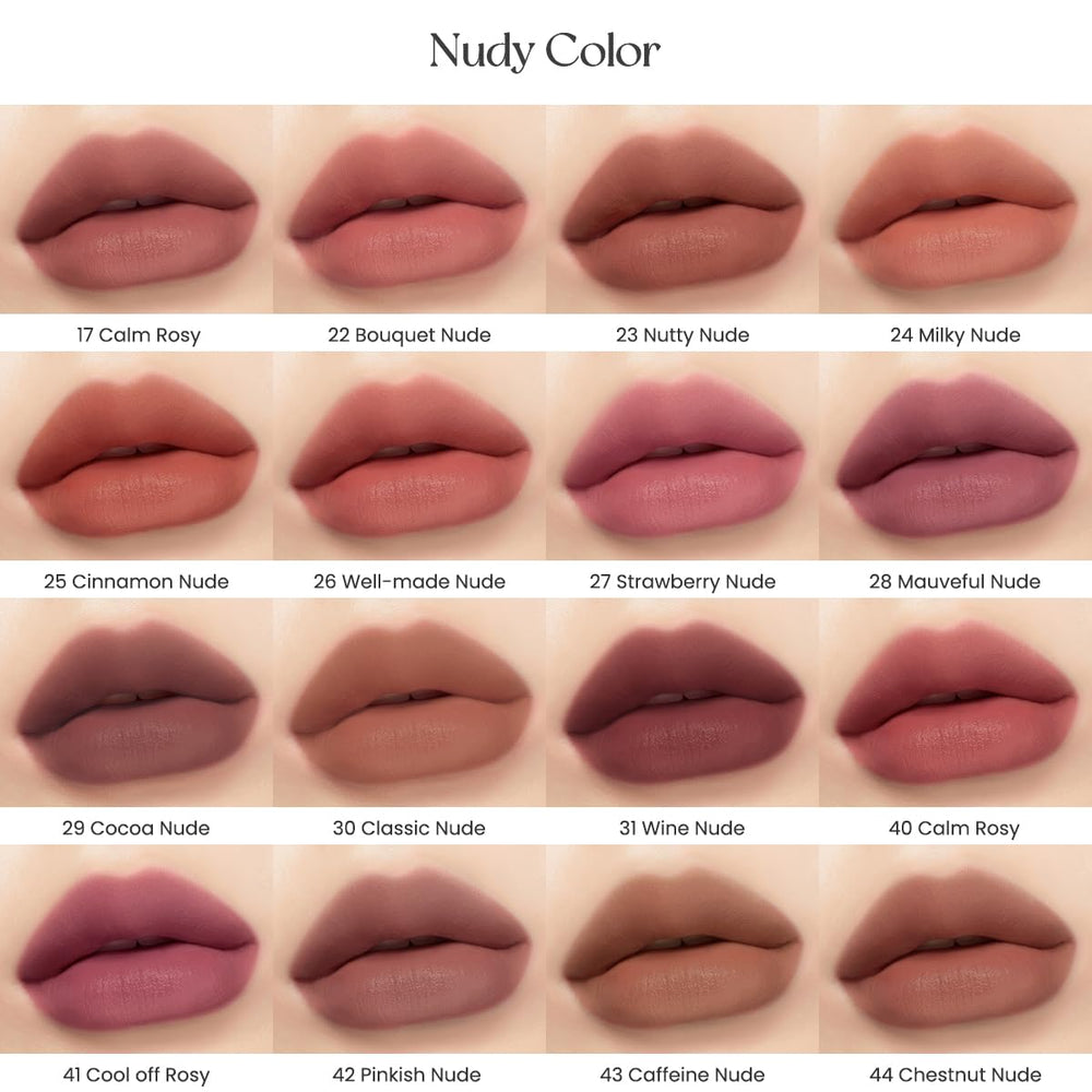 Lips wearing Peripera Ink the Velvet Lip Tint for full coverage