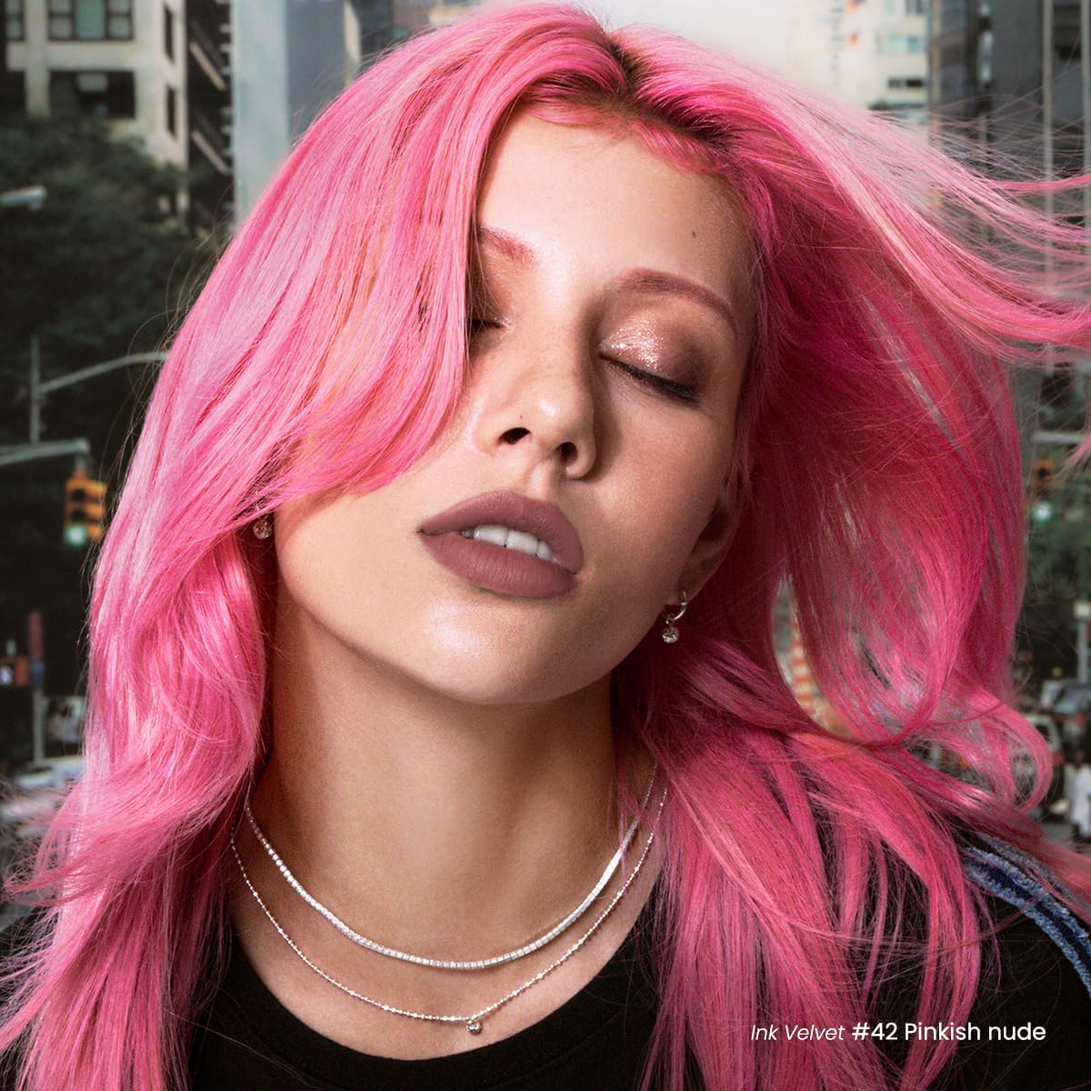 Peripera Ink the Velvet Lip Tint texture close-up reveals rich pigment and smooth payoff.