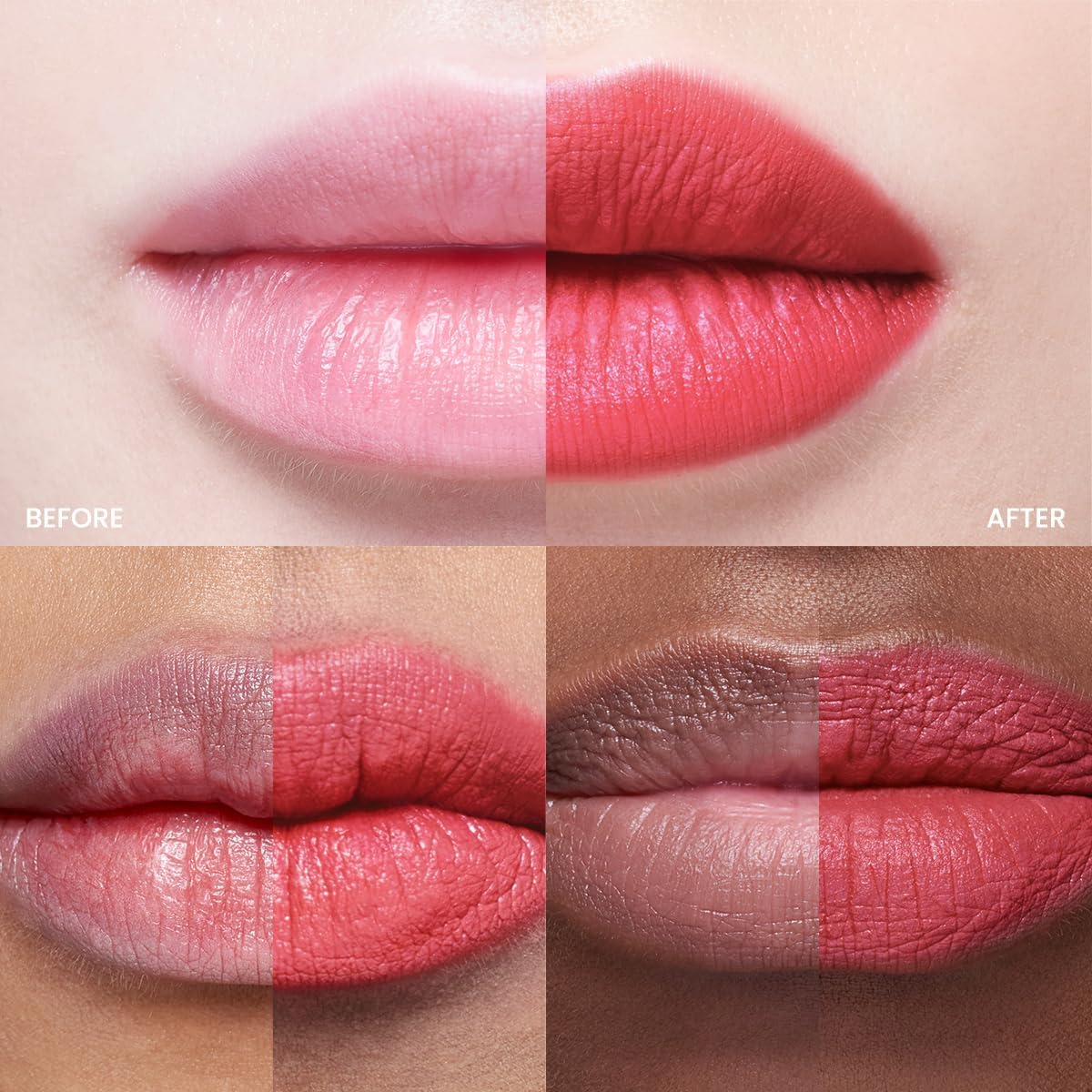 Peripera Ink the Velvet Lip Tint Vitality Coral Red soft velvet finish on lips