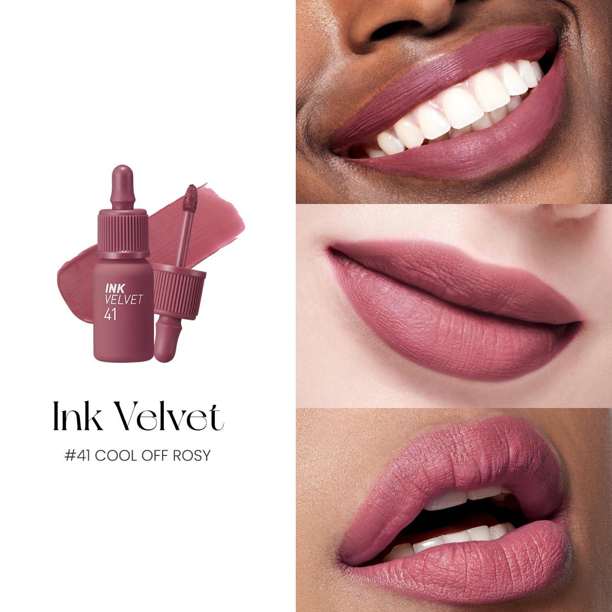 Peripera Ink the Velvet Lip Tint feels weightless and comfortable on lips.