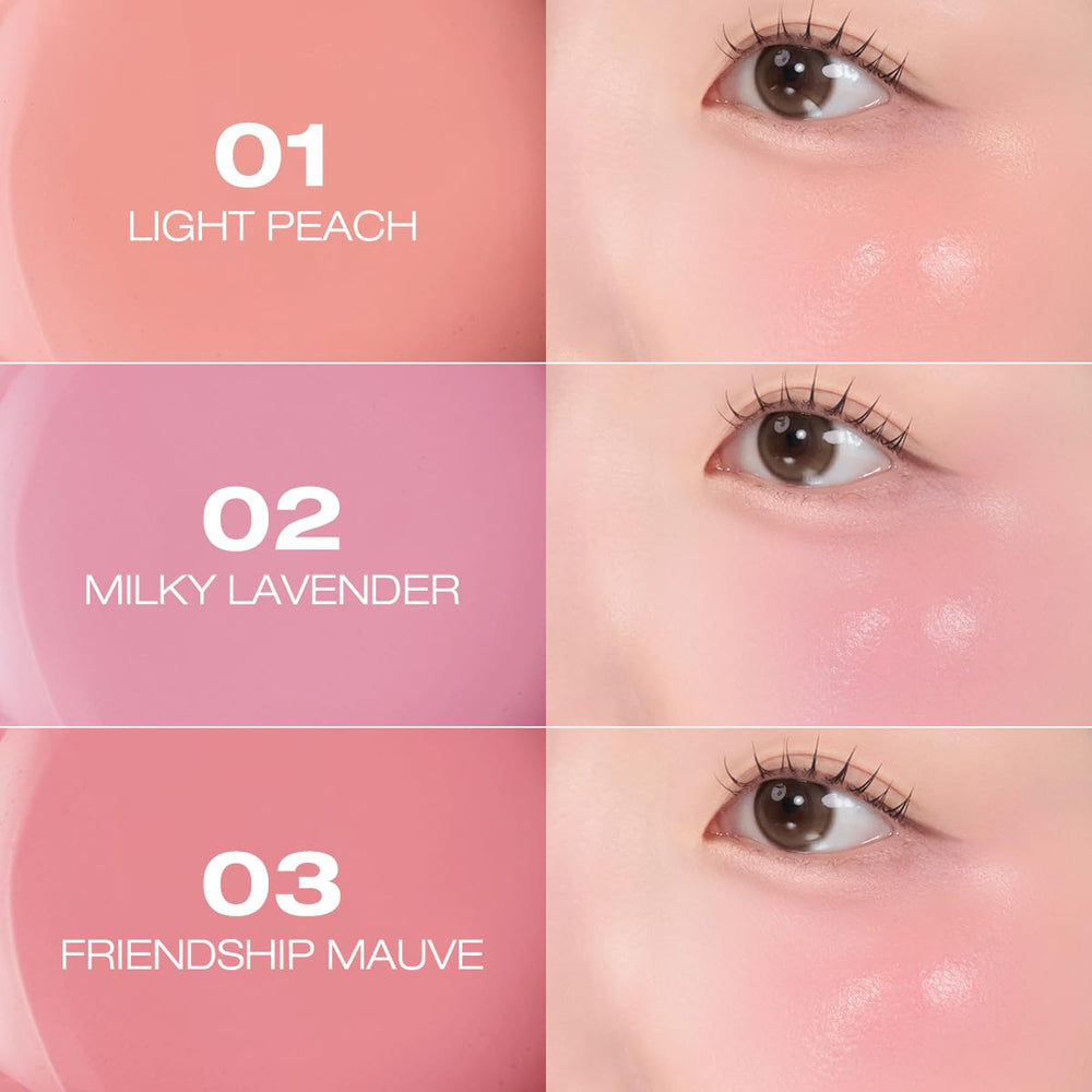 Peripera Syrupy Tok Cheek dewy finish gives soft natural flush
