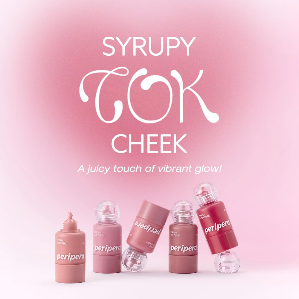 Peripera Syrupy Tok Cheek swirl application demonstrates seamless blending
