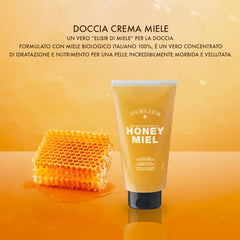 Perlier Honey Elixir ingredients jar featuring 100% organic Italian honey and raw formulation.