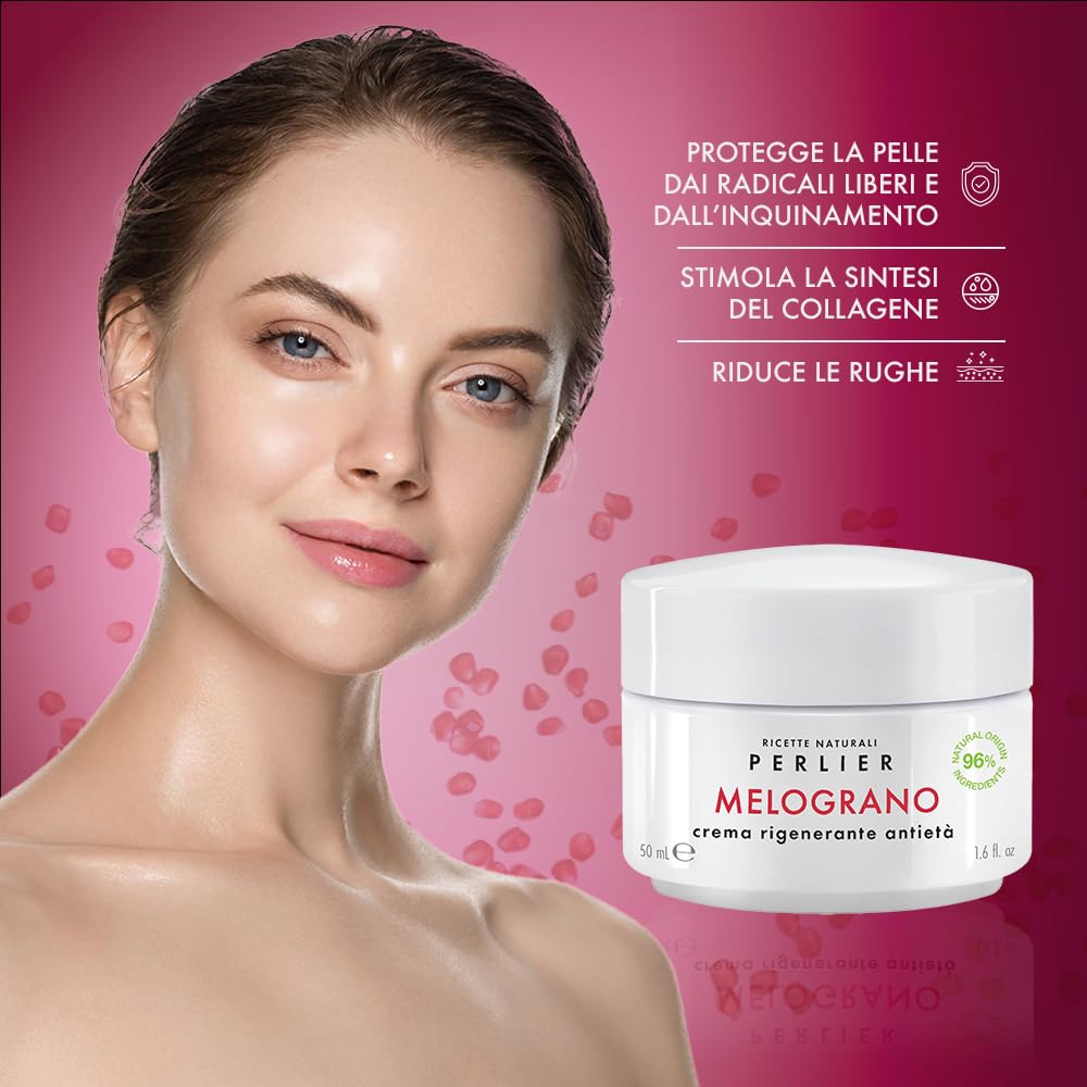 Perlier cream with vitamins C and E supports skin vitality.