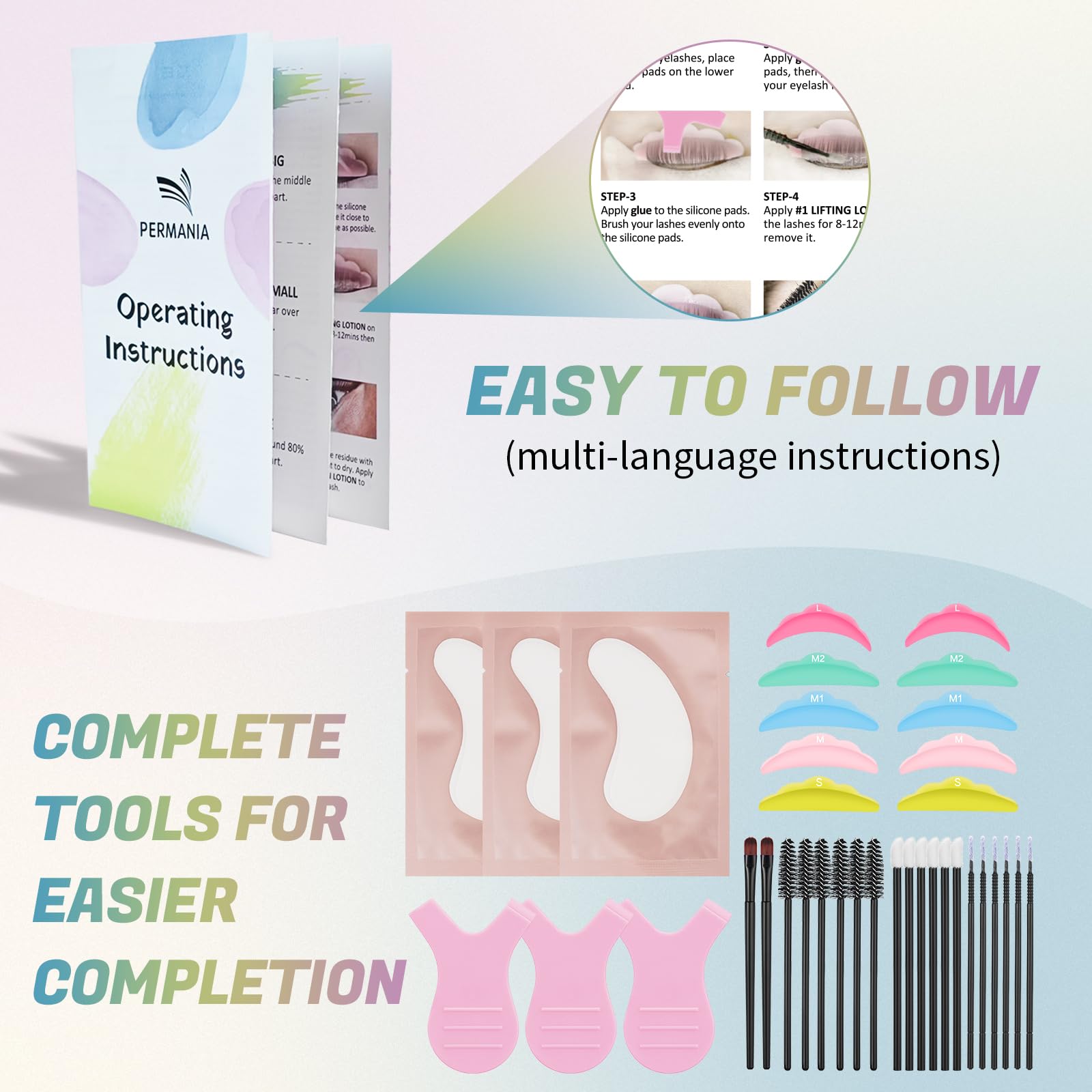 PERMANIA complete kit with essential tools and glue