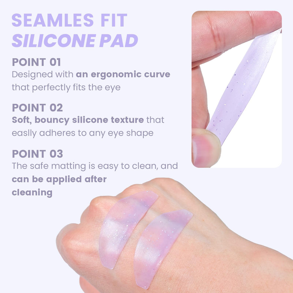 PERMANIA step 1 perm lift pad softens lashes from base to tip