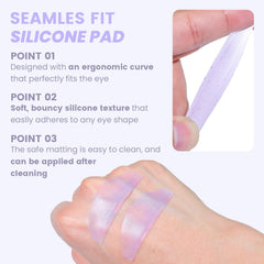 PERMANIA step 1 perm lift pad softens lashes from base to tip