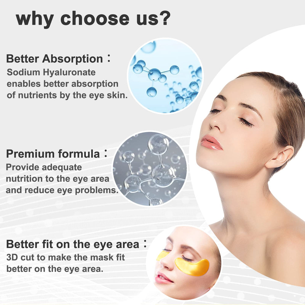 Permotary dark circle brightening eye masks help even the under-eye tone.
