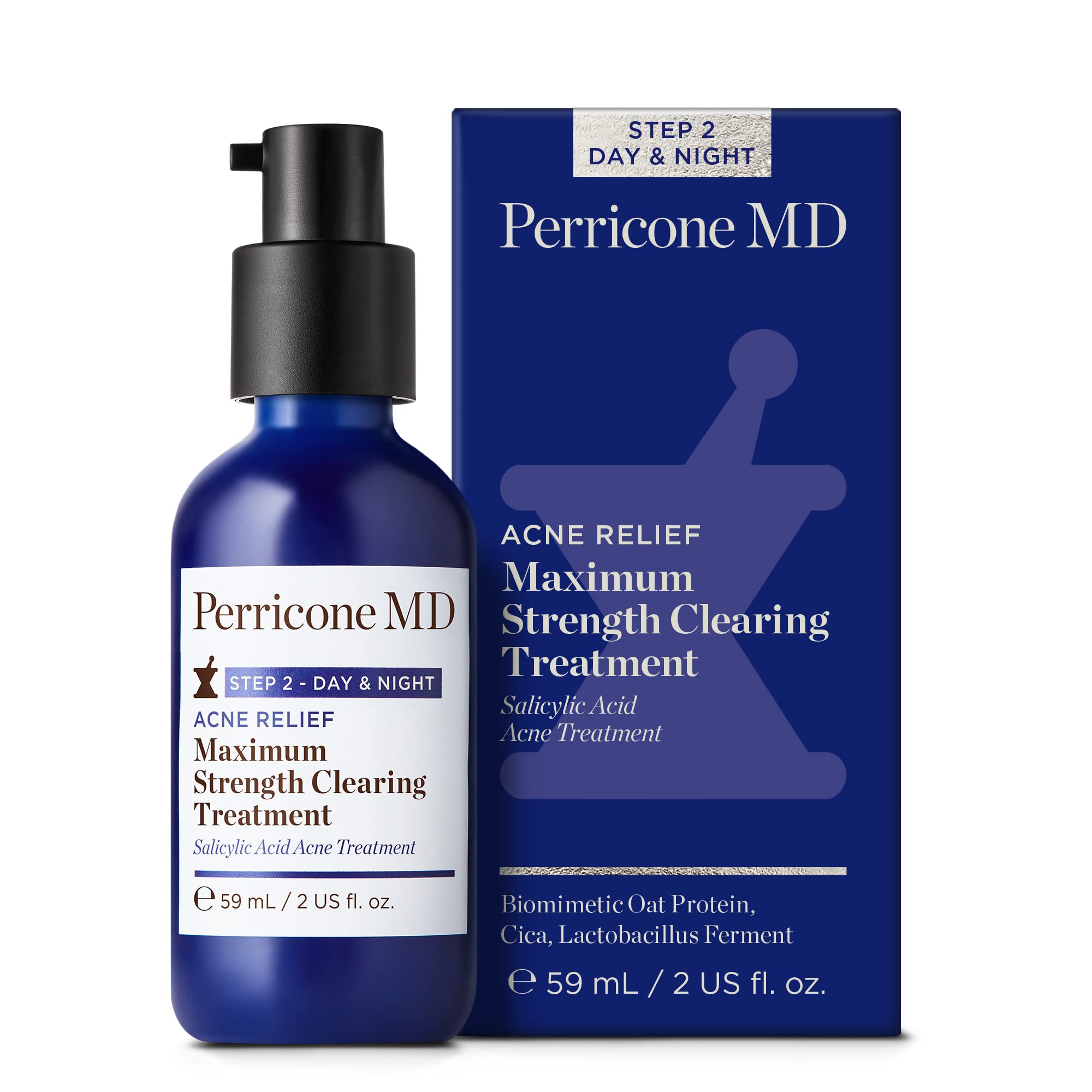Perricone MD Acne Relief Clearing cream swirl ready for easy application