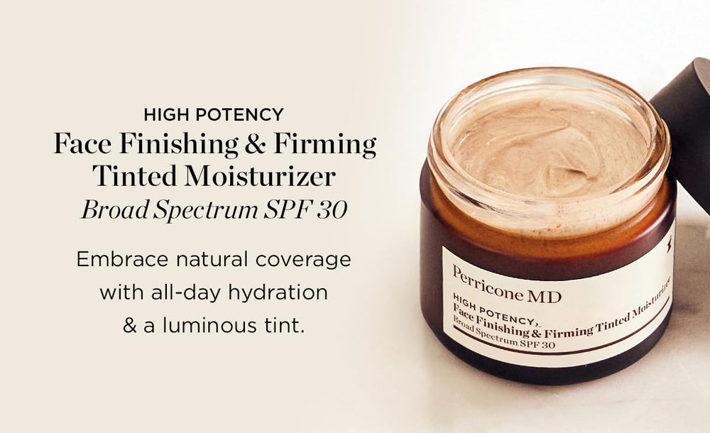 Perricone MD bottle with pump enables easy, mess-free application and lasting moisture.