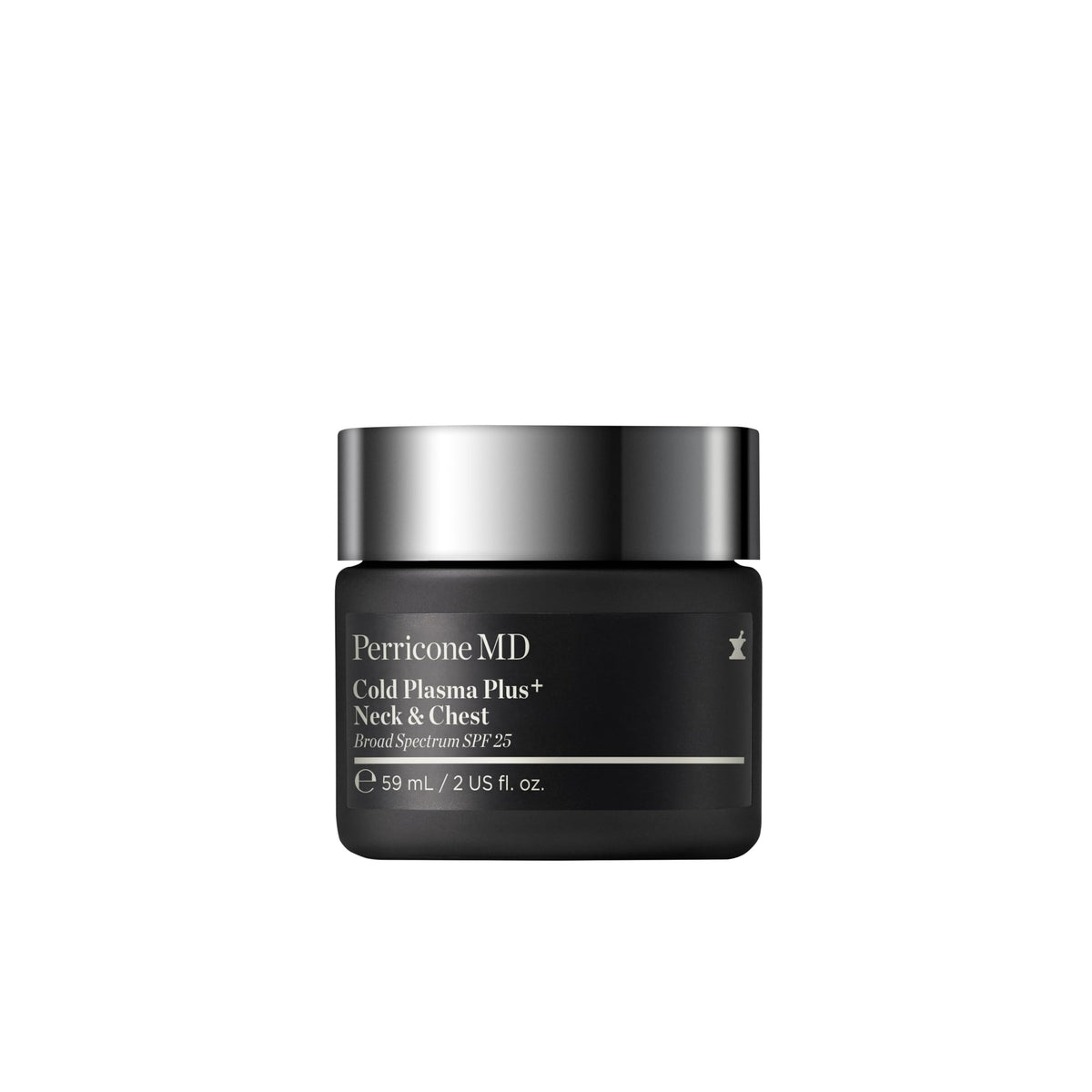 Perricone MD Cold Plasma Neck & Chest SPF 25 bottle ready for daily protection.
