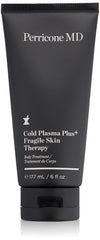 Perricone MD Cold Plasma Plus+ fragile skin therapy bottle front, premium packaging and advanced formula.