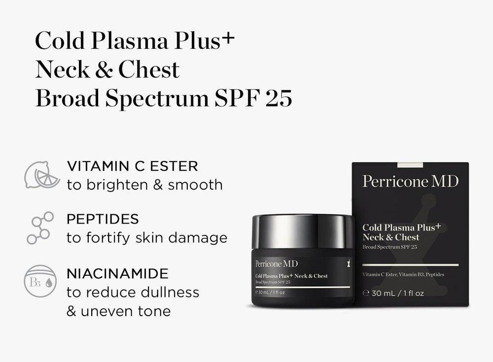 Packaging shot highlighting whipped lightweight texture of Perricone MD cream.
