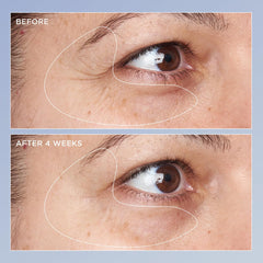 Perricone MD eye serum beta-carotene texture close-up suggesting anti-photoaging support.