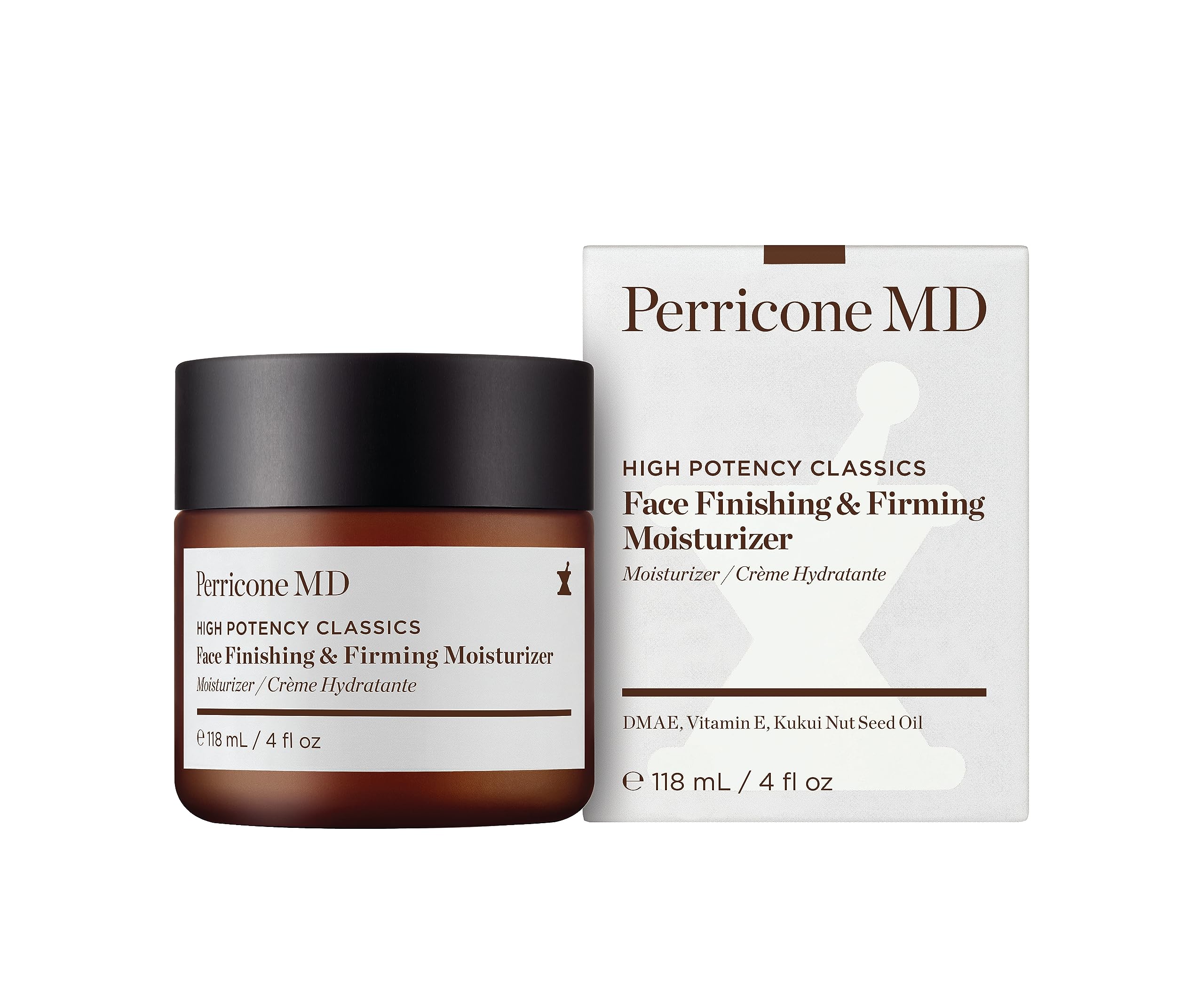 Perricone MD moisturizer texture swirl illustrating rich, non-greasy hydration.