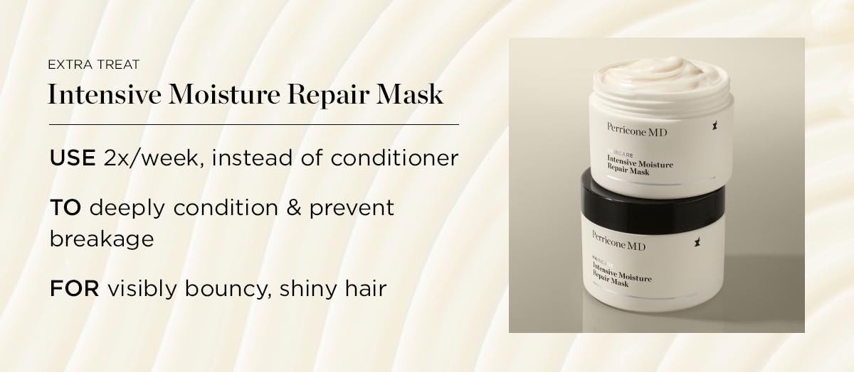 Perricone MD Intensive Moisture Repair Mask on color-treated hair for shine