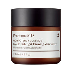 Perricone MD high-potency classics moisturizer bottle showcasing premium hydration and firming potential.