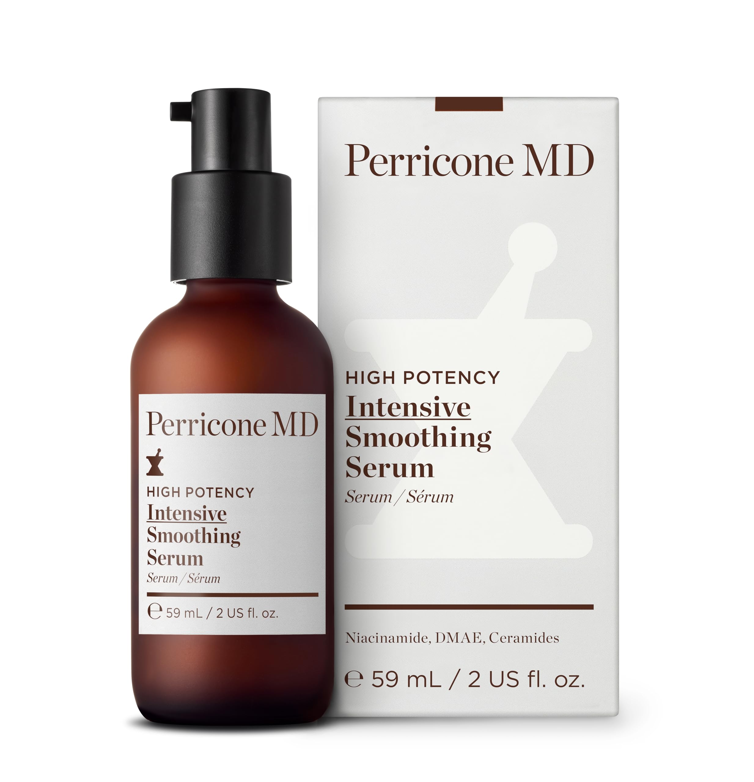Perricone MD High Potency Intensive Smoothing Serum during application demonstrates quick absorption for smooth use