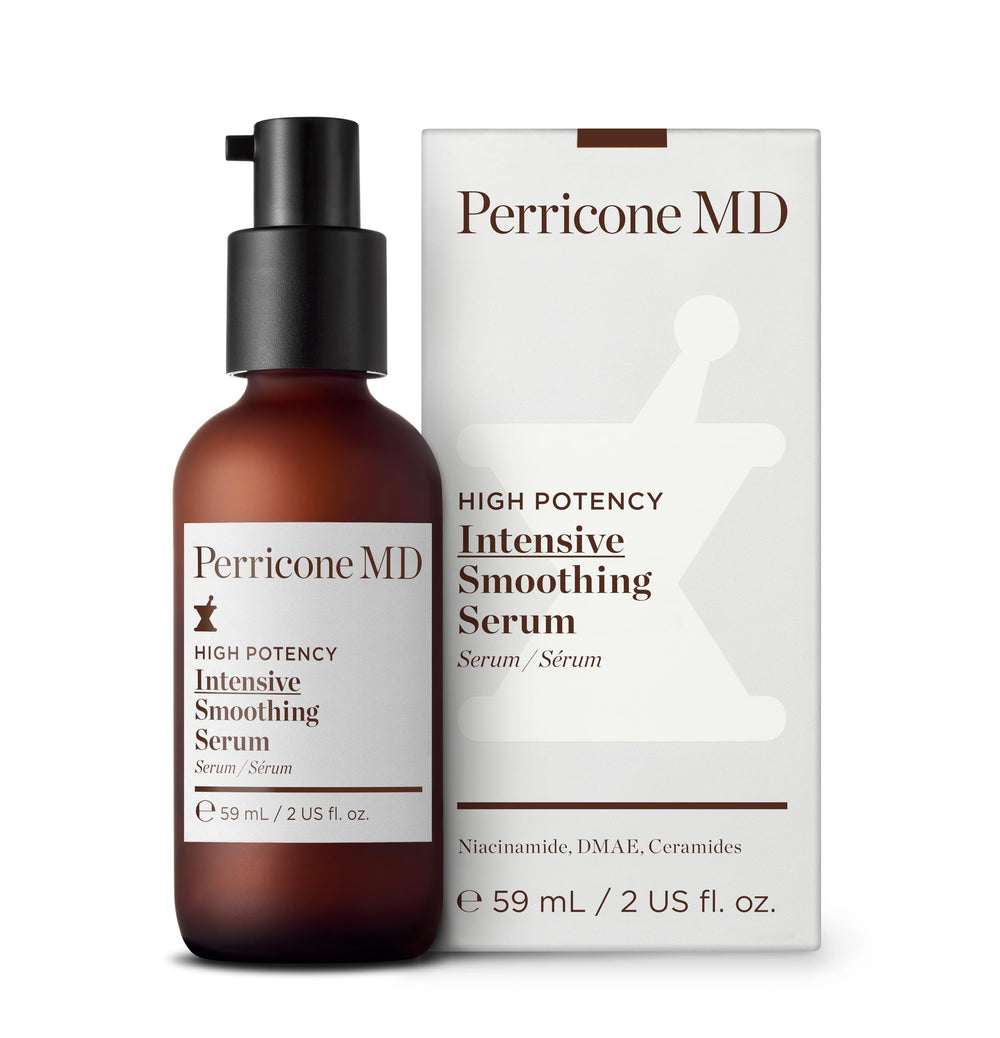 Perricone MD High Potency Intensive Smoothing Serum during application demonstrates quick absorption for smooth use