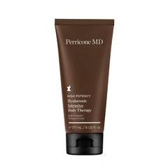 Perricone MD High Potency Hyaluronic Intensive Body Therapy bottle for rich hydration.
