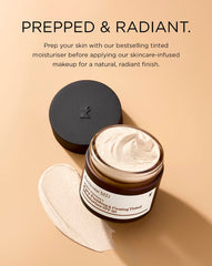 Perricone MD SPF 30 tinted cream applied to skin with a sheer, protective glow.
