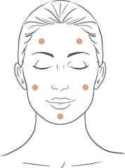 Perricone MD No Makeup Foundation Serum skin swatch on porcelain skin for shade matching.