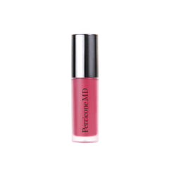 Perricone MD No Makeup Lip Oil Plum bottle with hydrating shine.