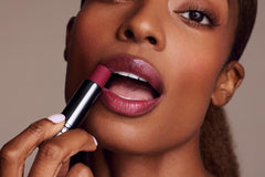 Perricone MD No Makeup Lipstick Cognac in packaging highlights sleek design for on-the-go touch-ups