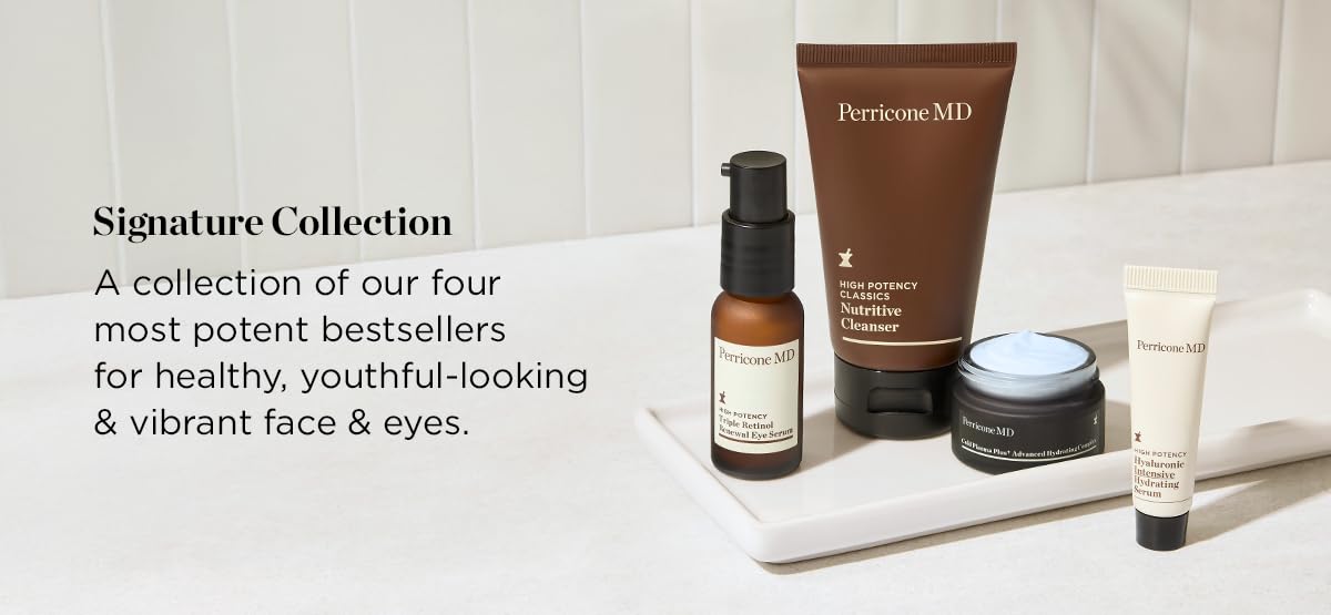 Perricone MD Hyaluronic Intensive Hydrating Serum bottle delivering deep moisture for smoother, firmer skin.