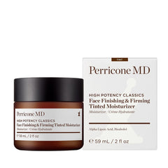 Perricone MD tinted moisturizer swirl highlights pearlescent pigment capsules for subtle radiance.