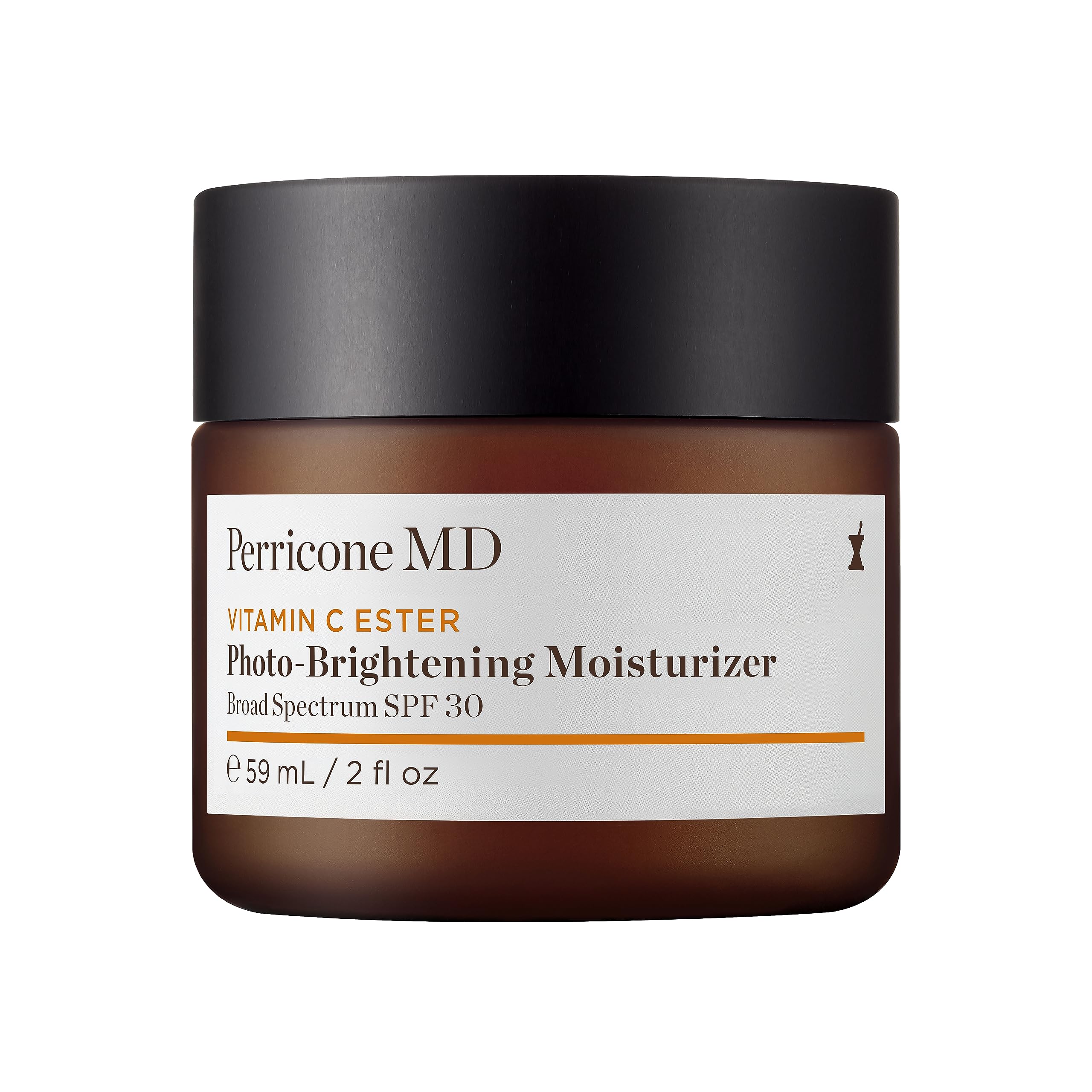 Perricone MD Vitamin C Ester Brightening Moisturizer bottle for radiant, even-toned skin.