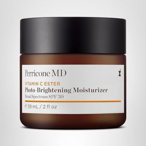Perricone MD Vitamin C Ester ingredient panel close-up shows formulation details.