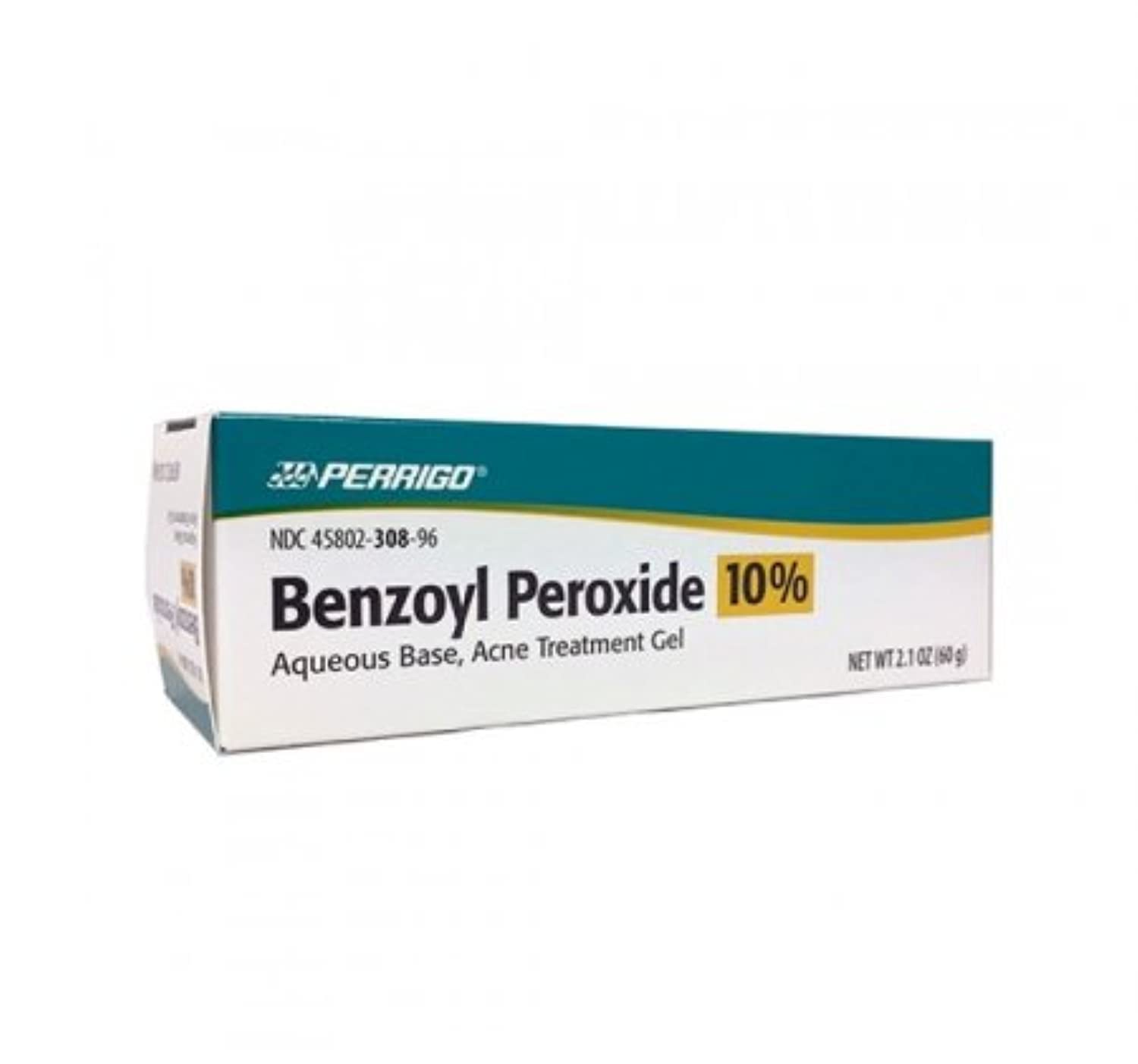 Perrigo 10% benzoyl peroxide gel tube ready for topical acne care