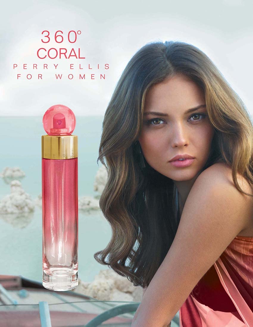 Perry Ellis 360° Purple bottle close-up with berry florals for evening flair.