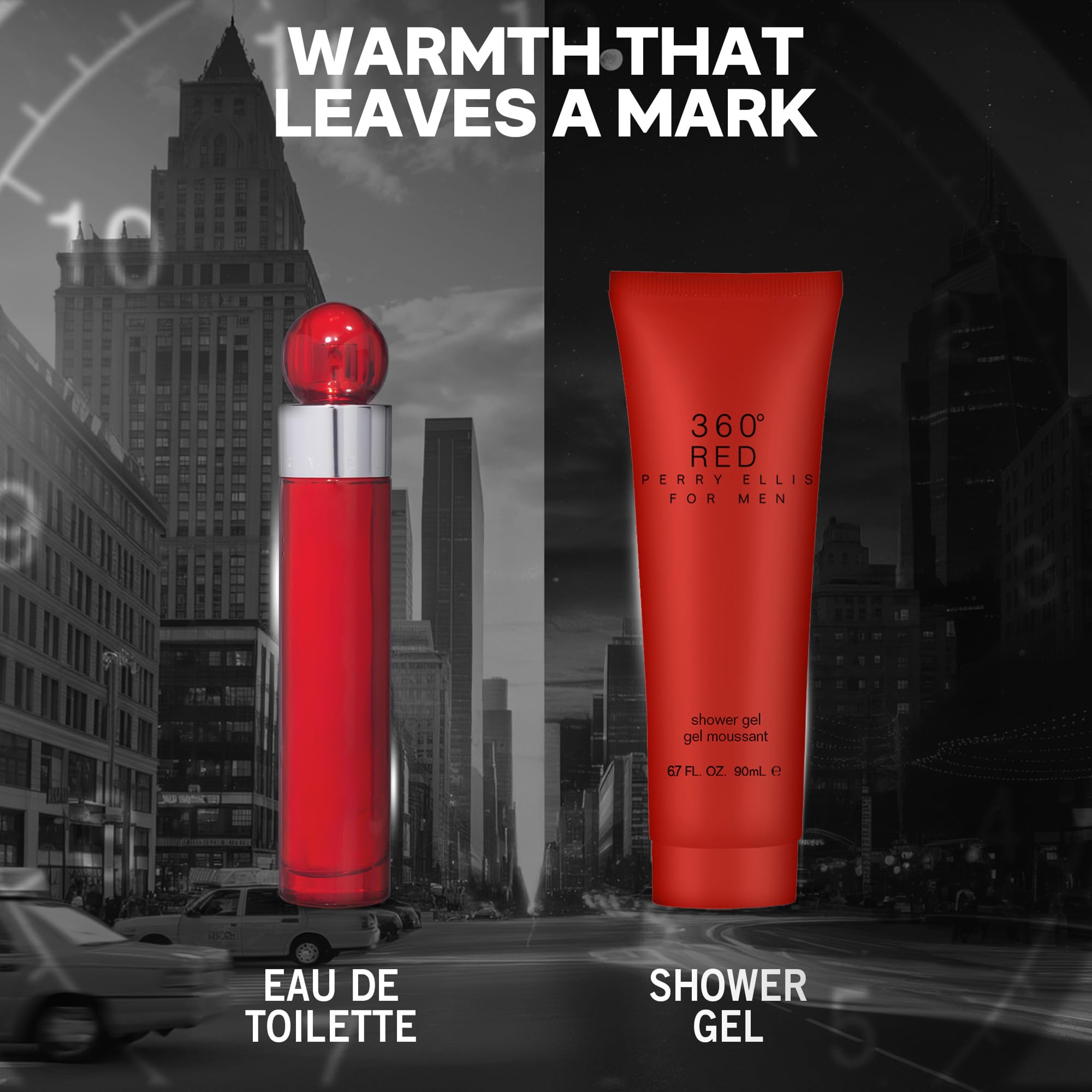 Perry Ellis 360° Red gift box ready for gifting.