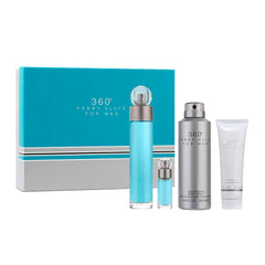 Perry Ellis 360 set mini EDT and grooming essentials for travel