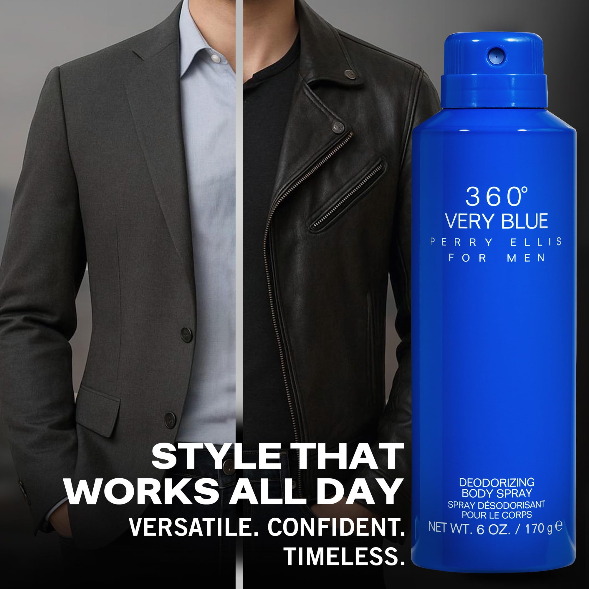 Perry Ellis 360° Very Blue outer packaging close-up with gift-ready presentation