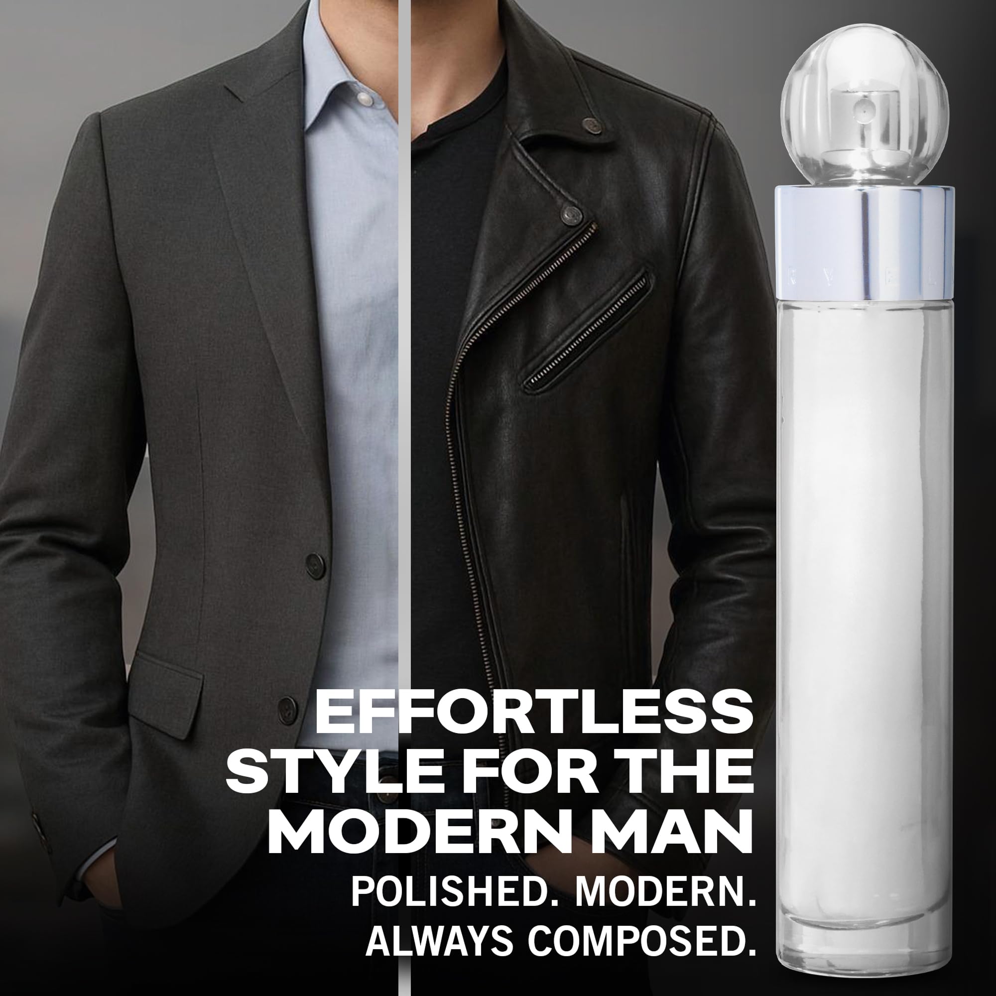 Mid-notes reveal floral heart with orange blossom and muguet in Perry Ellis 360° White