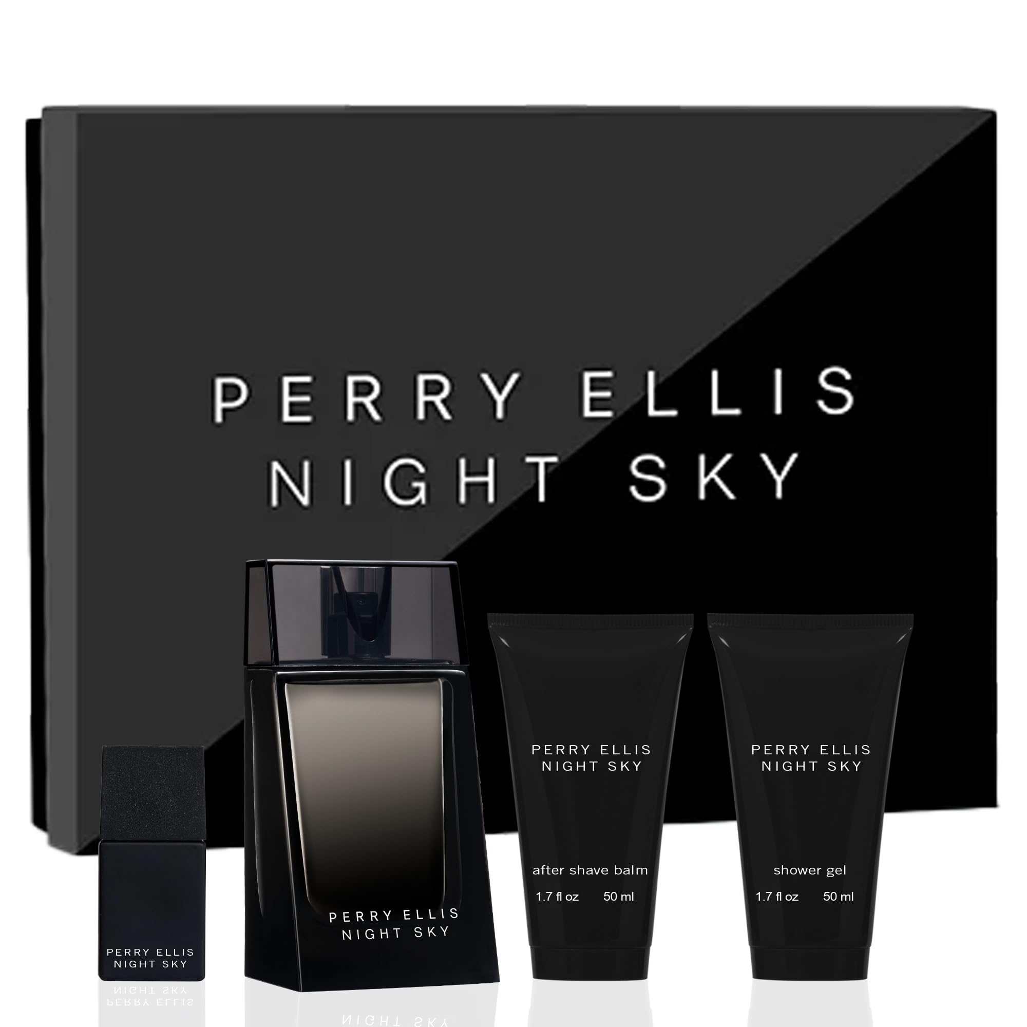 Perry Ellis Night Sky EDT bottle for daily wear with bold opening