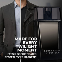 Perry Ellis Night Sky shower gel delivers refreshing shower